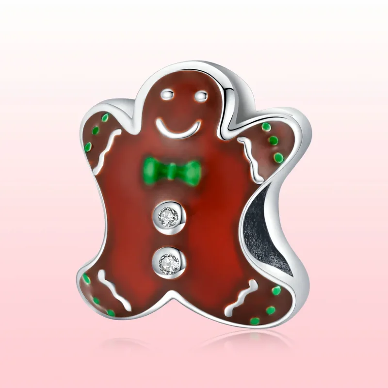 (image for) PANDORA Style Gingerbread Man Charm - SCC2037 - View 6