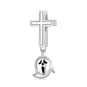(image for) PANDORA Style Halloween Ghost Charm - BSC328