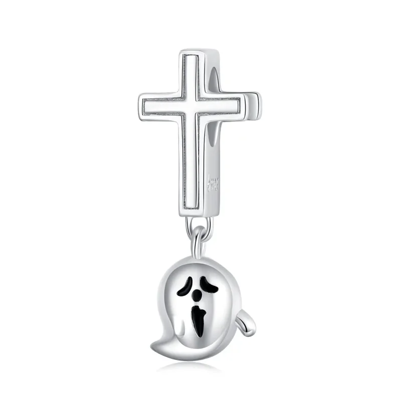 (image for) PANDORA Style Halloween Ghost Charm - BSC328 - Product Image