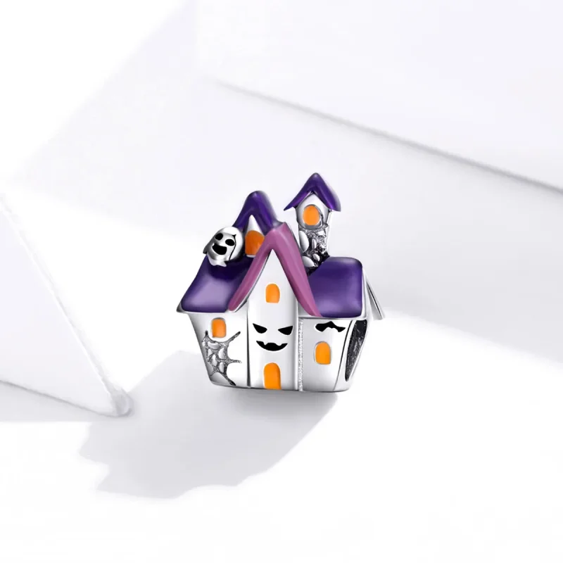 (image for) PANDORA Style Halloween Haunted House Charm - BSC324 - View 2