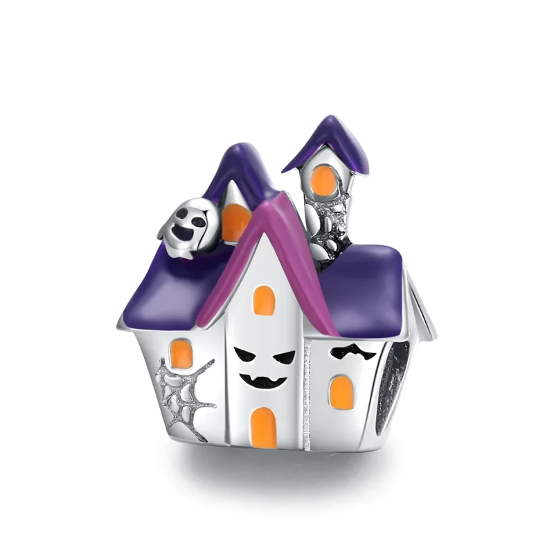 (image for) PANDORA Style Halloween Haunted House Charm - BSC324 - Product Image
