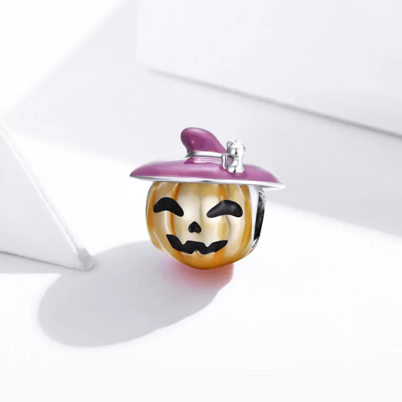(image for) PANDORA Style Halloween Pumpkins Charm - BSC329 - View 2