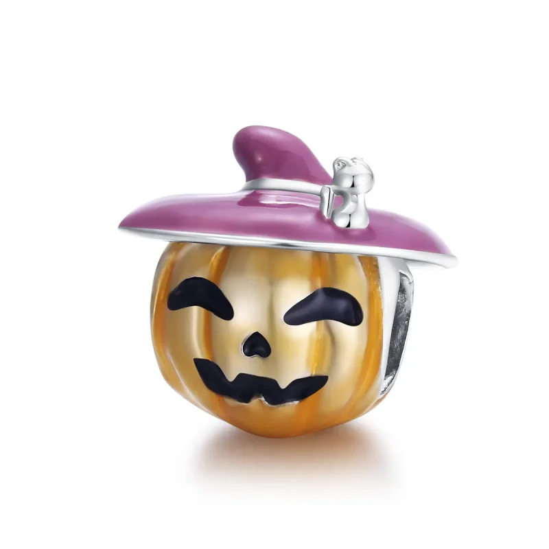(image for) PANDORA Style Halloween Pumpkins Charm - BSC329 - Product Image