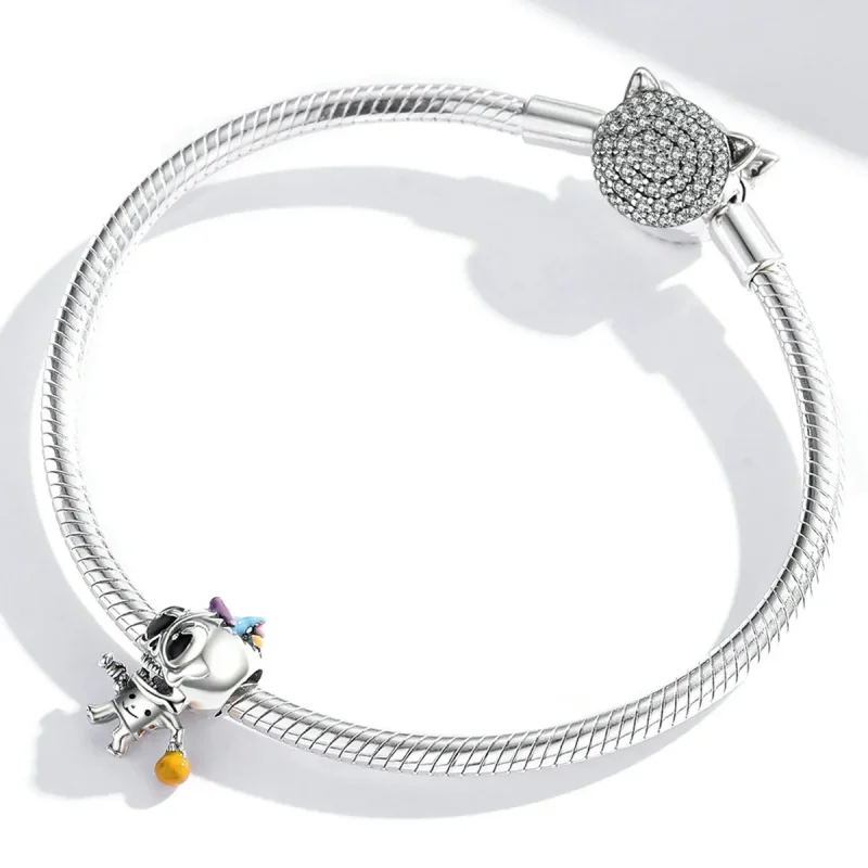 (image for) PANDORA Style Halloween Skull Charm - SCC1955 - View 3