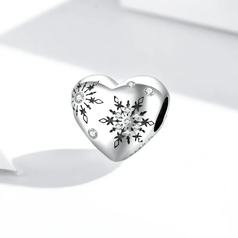 (image for) PANDORA Style Love Snowflakes Charm - SCC1982 - View 2