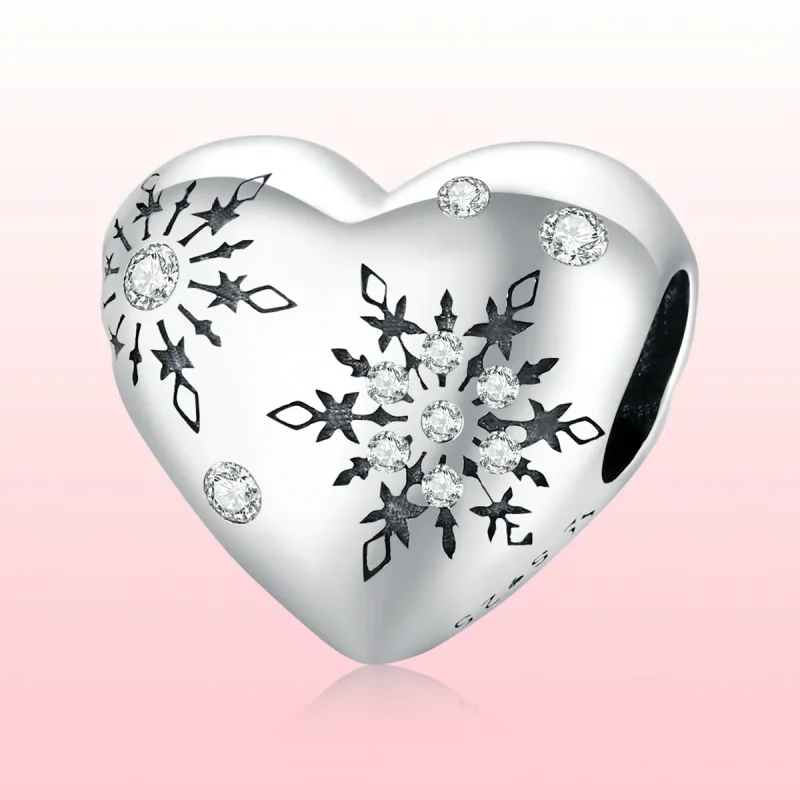(image for) PANDORA Style Love Snowflakes Charm - SCC1982 - View 6