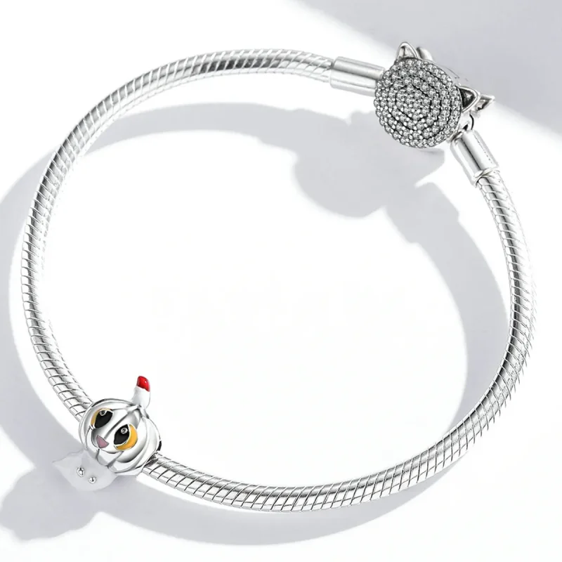 (image for) PANDORA Style Pumpkin Ghost Charm - SCC1981 - View 4