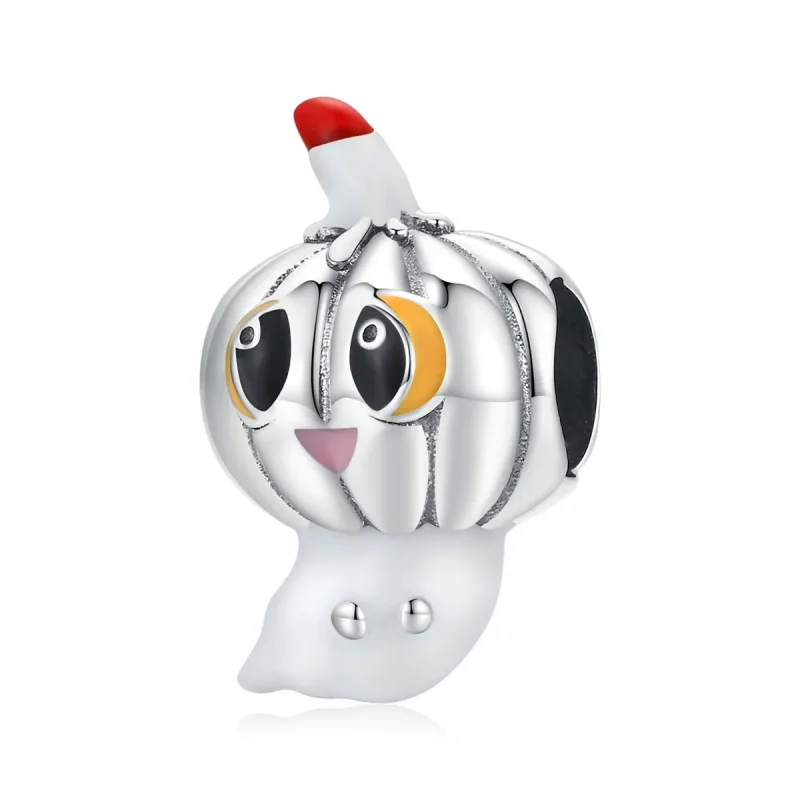 (image for) PANDORA Style Pumpkin Ghost Charm - SCC1981 - Product Image