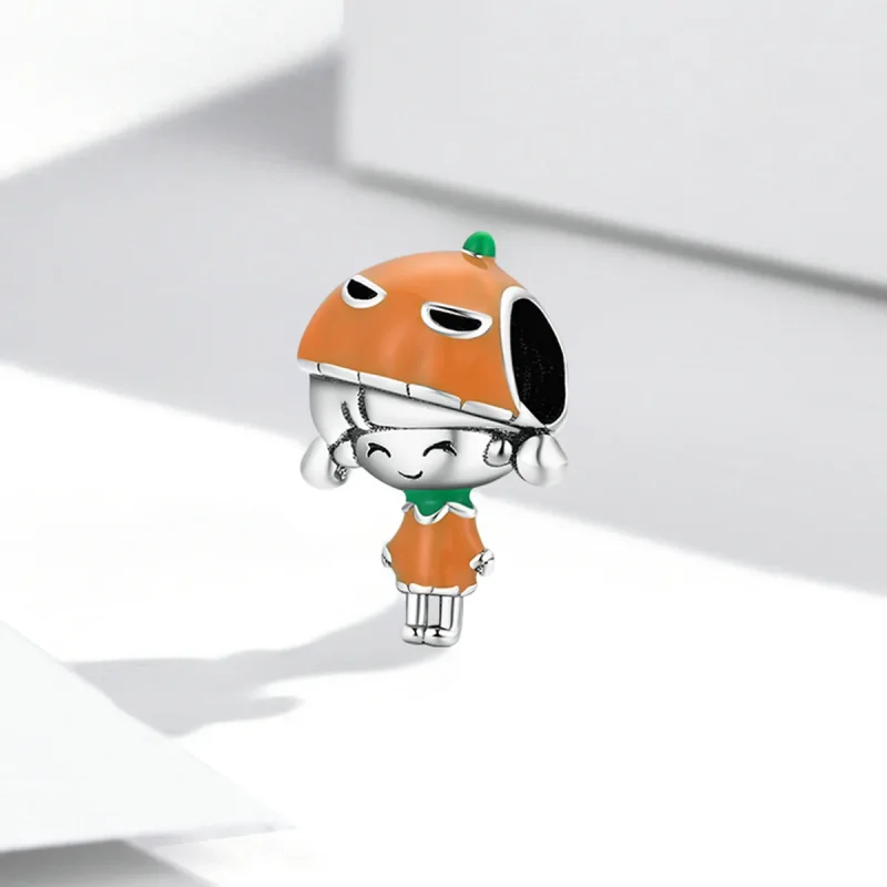 (image for) PANDORA Style Pumpkin Girl Charm - SCC2025 - View 2