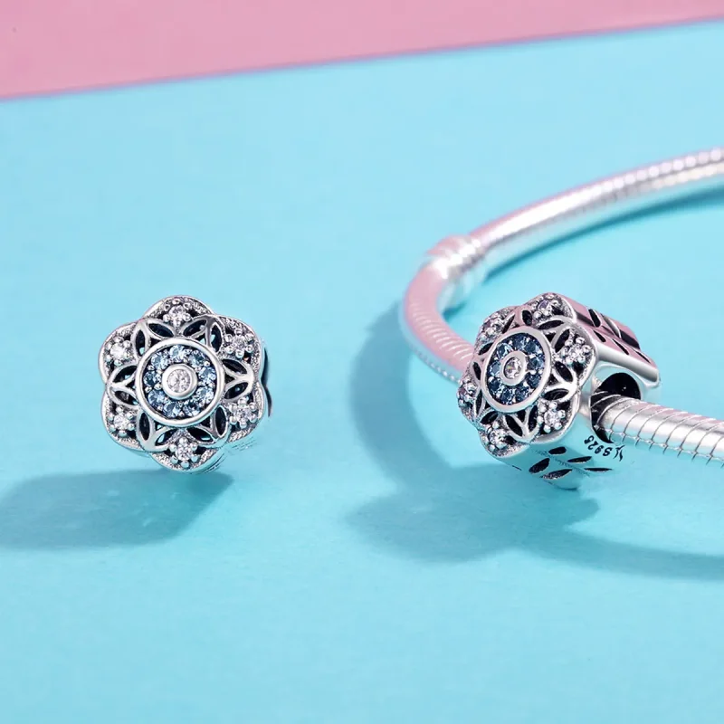 (image for) PANDORA Style Romantic Snowflakes Charm - SCC247 - View 5