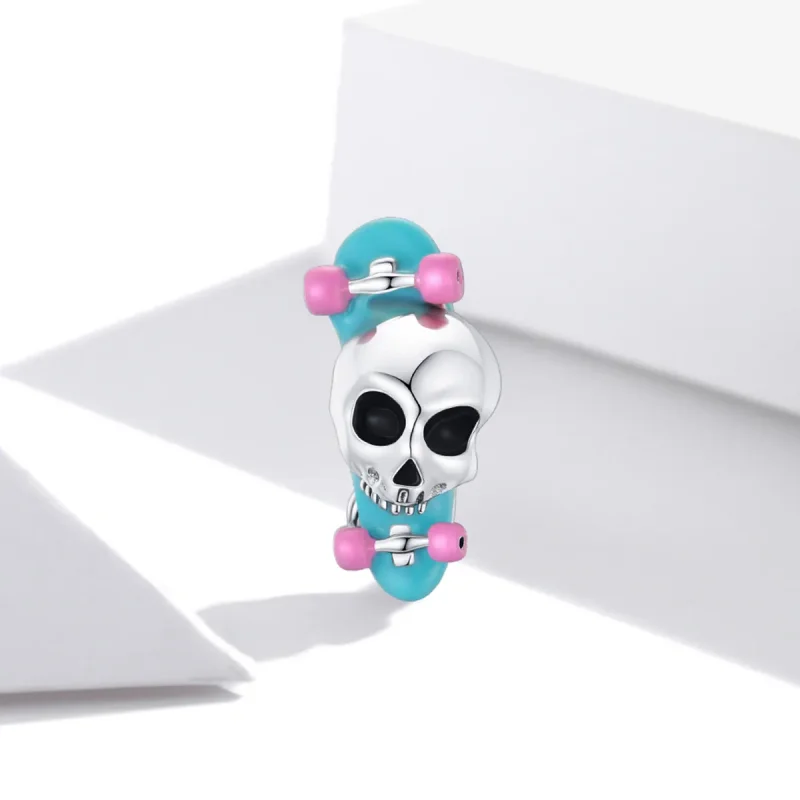 (image for) PANDORA Style Skateboard Skeleton Charm - SCC1911 - View 2