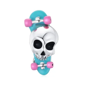 (image for) PANDORA Style Skateboard Skeleton Charm - SCC1911