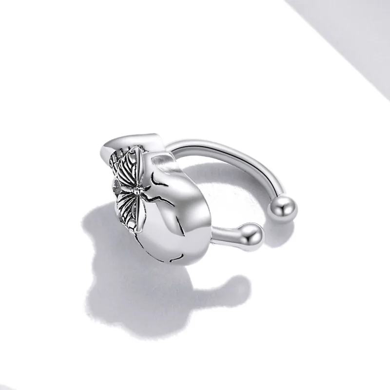 (image for) PANDORA Style Skeletons and Butterflies Ear Clip - SCE1178 - View 3