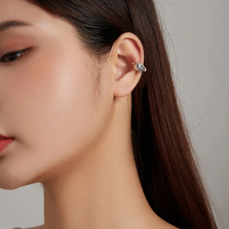 (image for) PANDORA Style Skeletons and Butterflies Ear Clip - SCE1178 - View 6