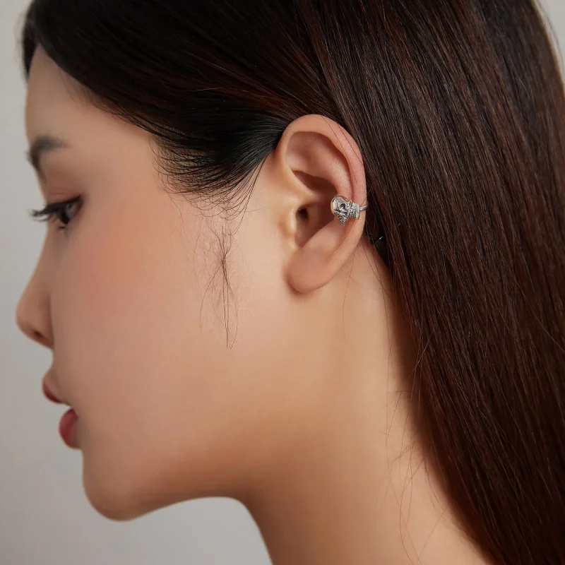 (image for) PANDORA Style Skeletons and Butterflies Ear Clip - SCE1178 - View 7