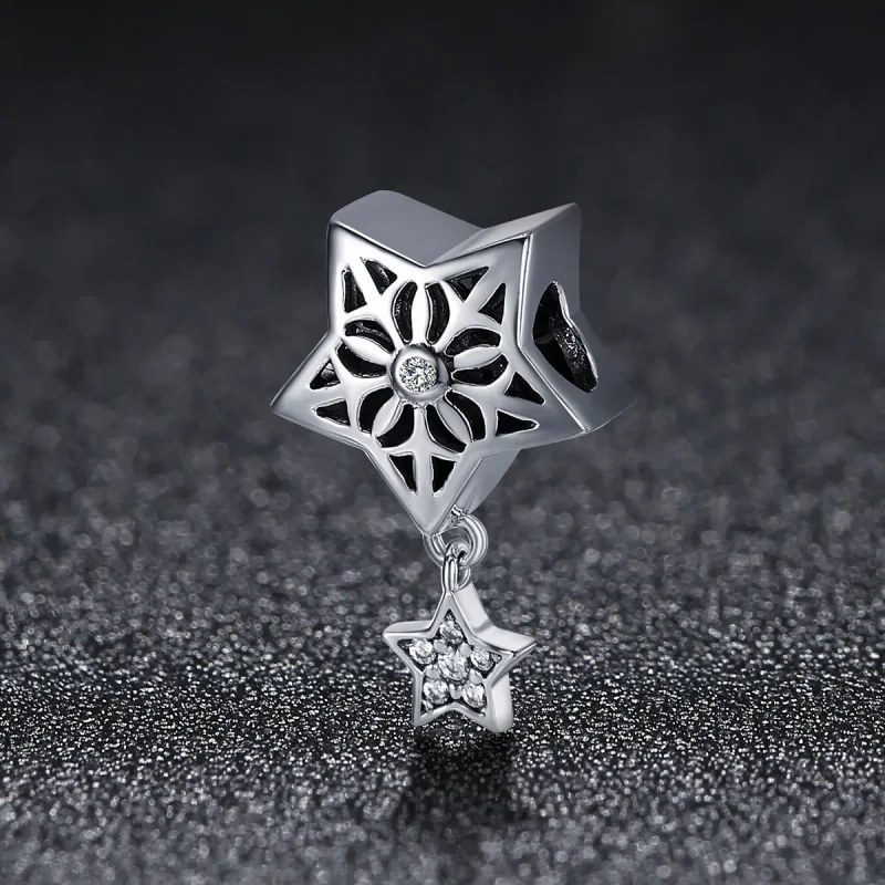 (image for) PANDORA Style Snow Star Charm - SCC371 - View 2
