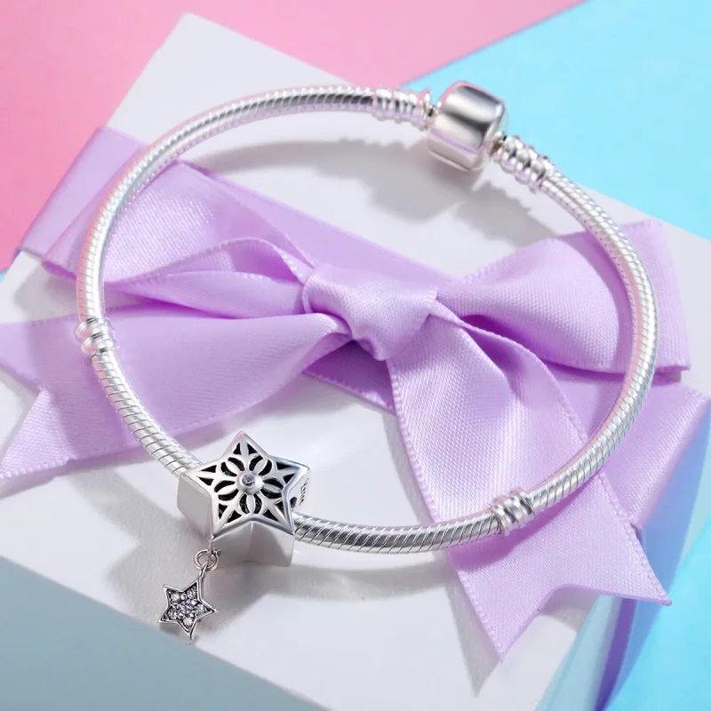 (image for) PANDORA Style Snow Star Charm - SCC371 - View 4