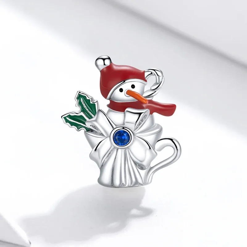 (image for) PANDORA Style Snowman Cup Charm - BSC373 - View 2