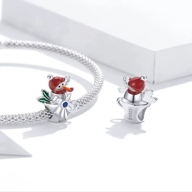 (image for) PANDORA Style Snowman Cup Charm - BSC373 - View 4