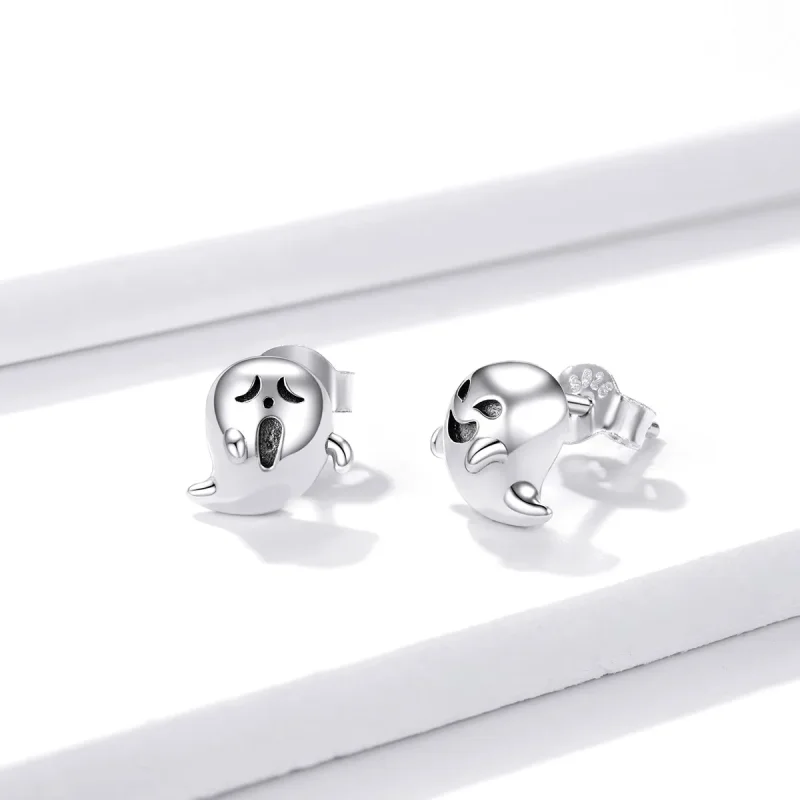 (image for) PANDORA Style The Ghost of The Little Devil Stud Earrings - BSE421 - View 2