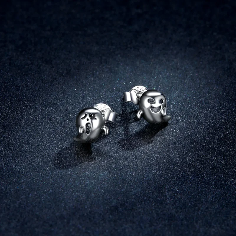 (image for) PANDORA Style The Ghost of The Little Devil Stud Earrings - BSE421 - View 3