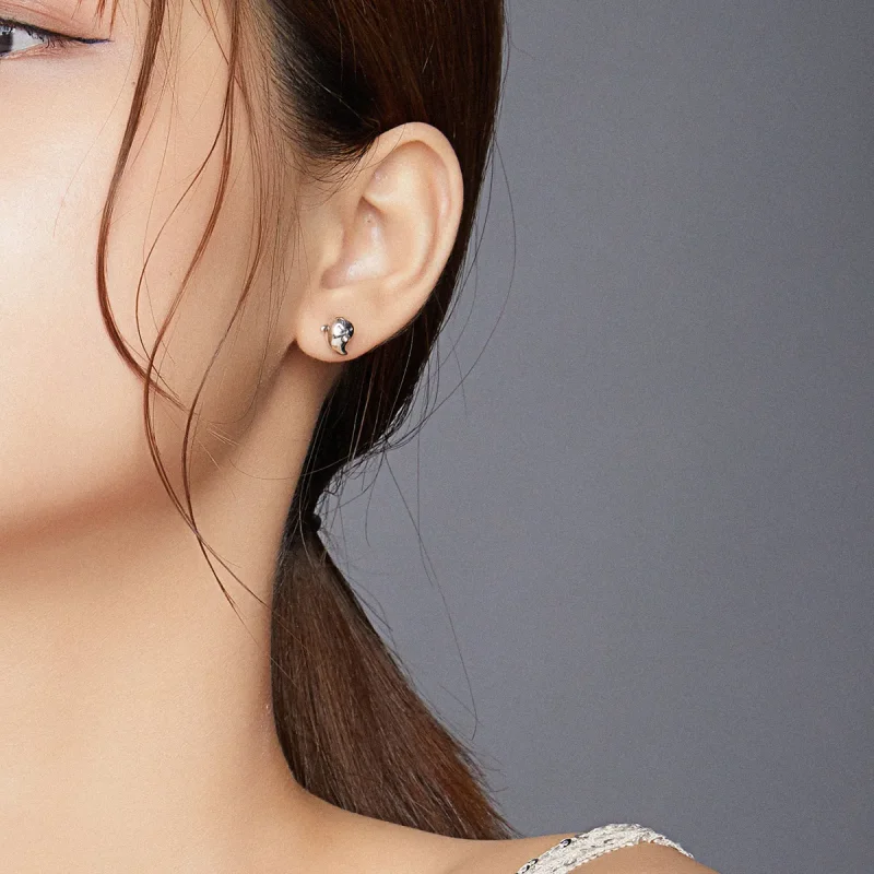(image for) PANDORA Style The Ghost of The Little Devil Stud Earrings - BSE421 - View 4