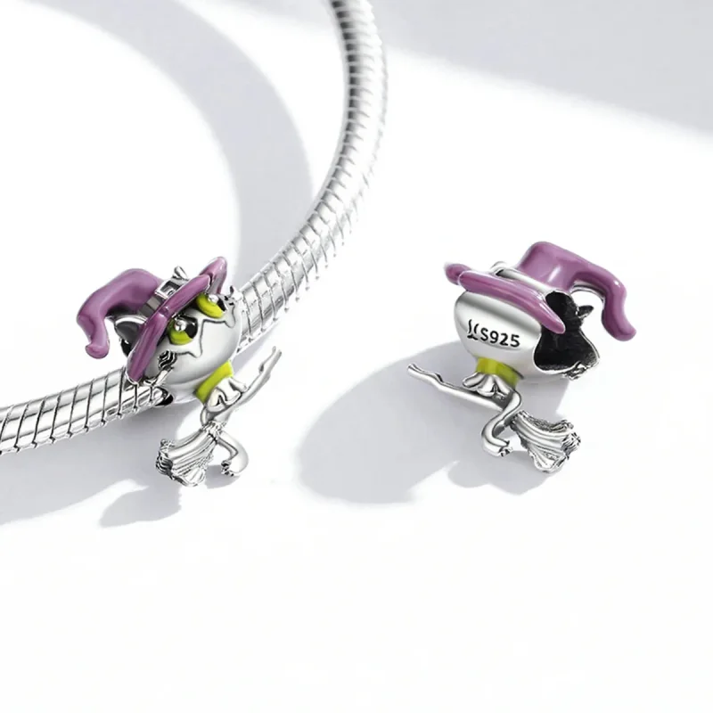 (image for) PANDORA Style Witch Cat Charm - SCC1956 - View 4