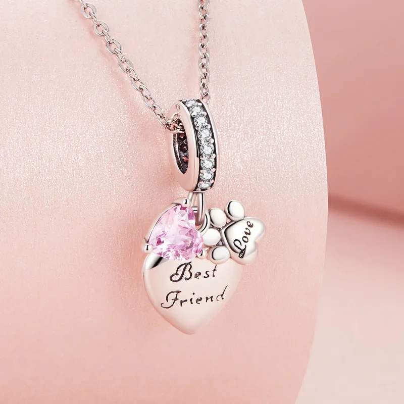 (image for) Forever Friends Charm in Pandora Style - SCC2436 - View 2