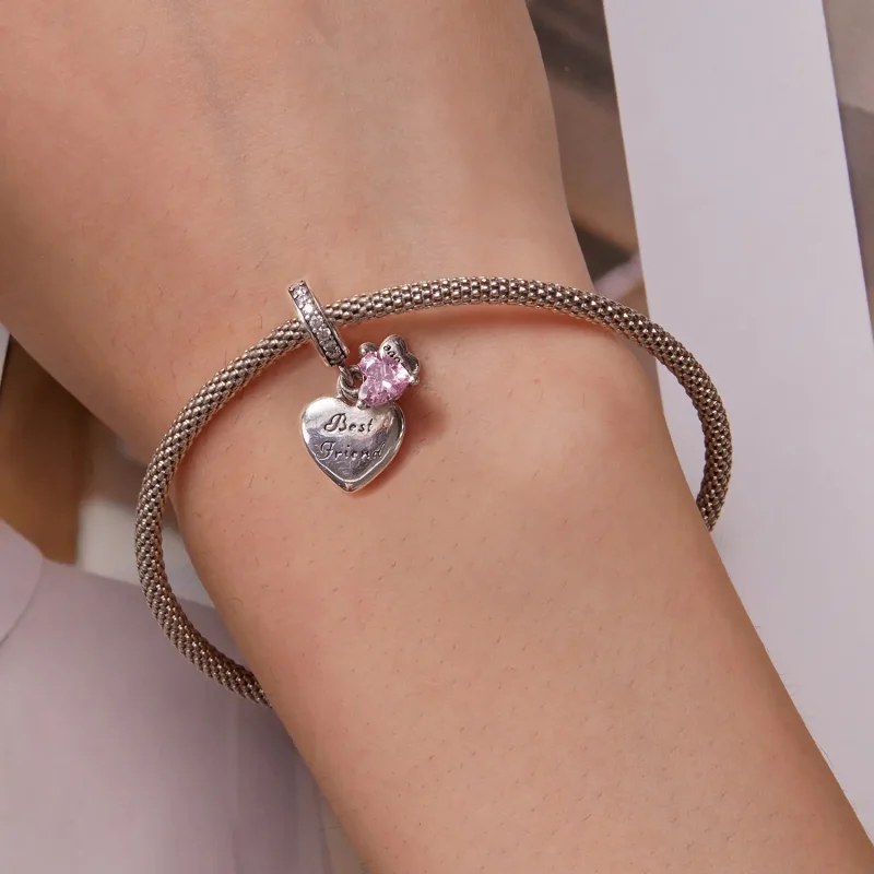 (image for) Forever Friends Charm in Pandora Style - SCC2436 - View 5
