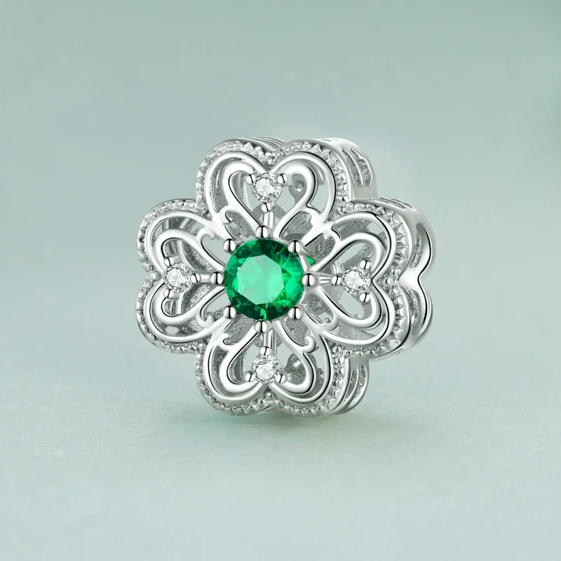 (image for) Pandora Style 4 Leaf Clover Charm - BSC759 - View 2