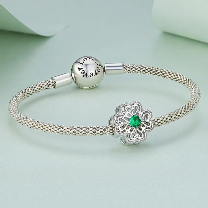 (image for) Pandora Style 4 Leaf Clover Charm - BSC759 - View 5