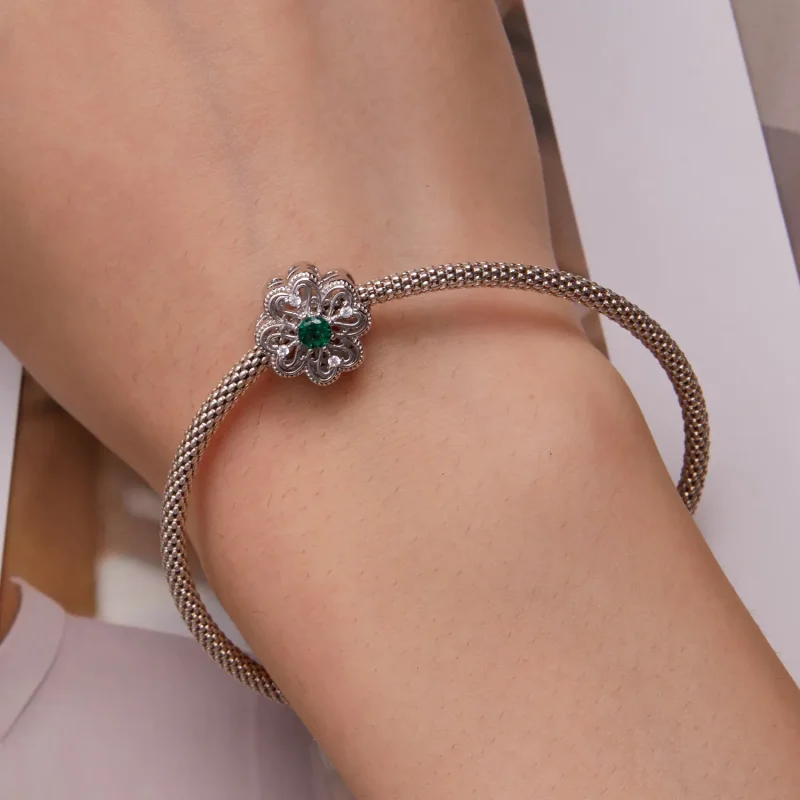 (image for) Pandora Style 4 Leaf Clover Charm - BSC759 - View 6