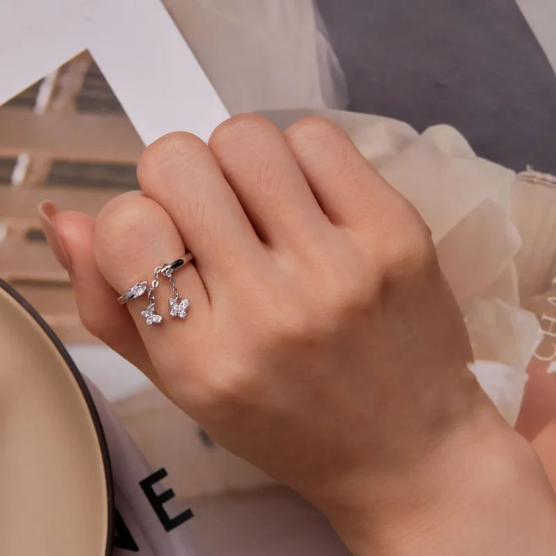 (image for) Pandora Style Adjustable Rings - BSR349 - View 7