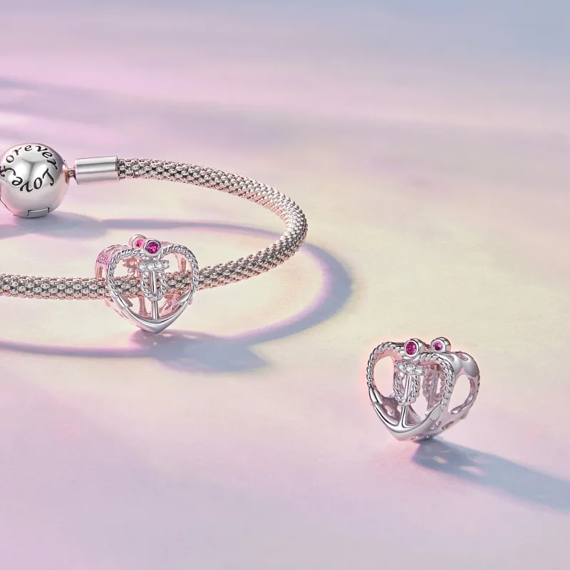 (image for) Pandora Style Anchor Charm - BSC773 - View 4