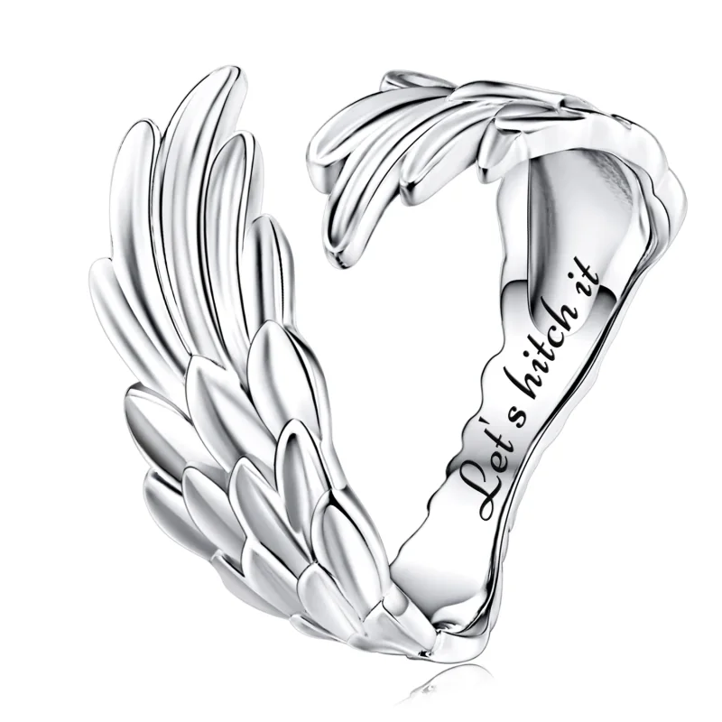 (image for) Pandora Style Angel Ring - BSR322 - Product Image