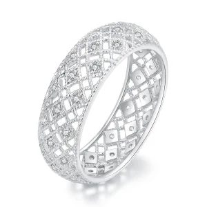 (image for) Pandora Style Anniversary Band Ring - BSR333