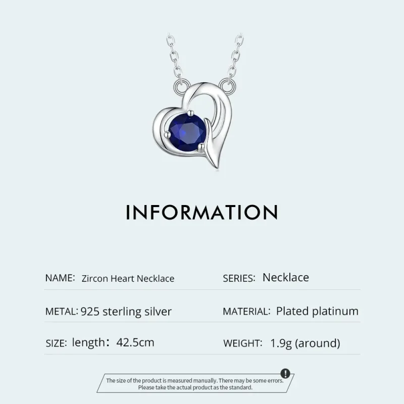 (image for) Pandora Style Asymmetrical Heart Necklace - SCN487 - View 5
