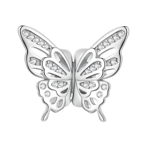 (image for) Pandora Style Butterflies Spacer Charm - BSC823