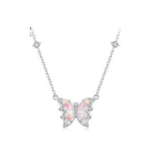 (image for) Pandora Style Butterfly Necklace - BSN345