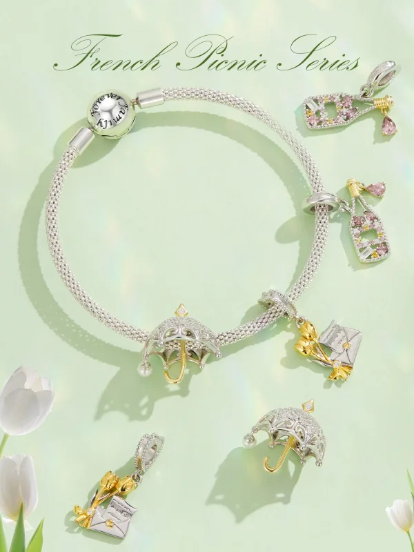 (image for) Pandora Style Champagne Charm - BSC863 - View 2