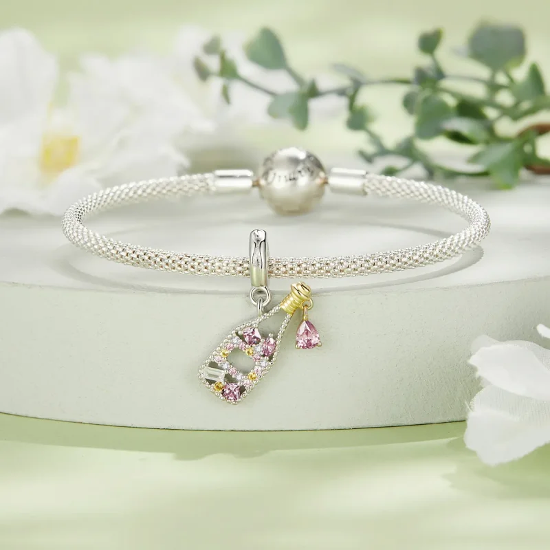 (image for) Pandora Style Champagne Charm - BSC863 - View 3