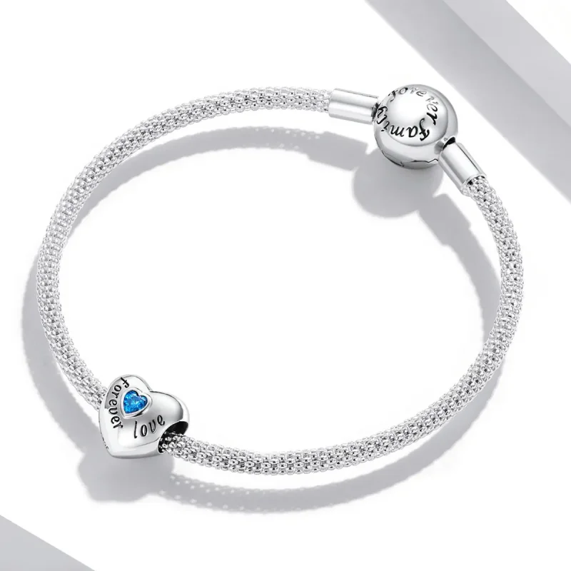 (image for) Pandora Style Charm In Memory of Dad - BSC562-BU - View 3