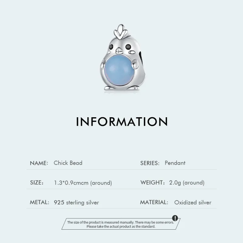 (image for) Pandora Style Chicken Charm - SCC2409 - View 4