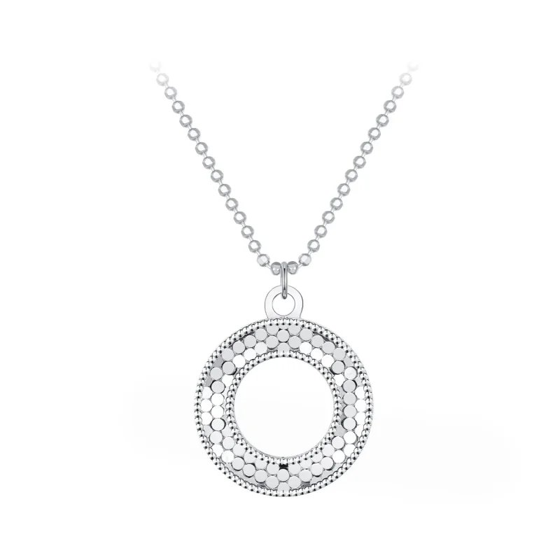 (image for) Pandora Style Circle Necklace - BSN343 - Product Image