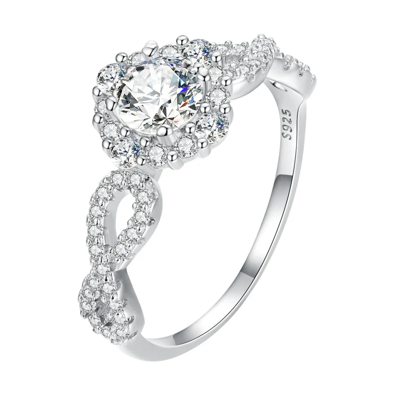 (image for) Pandora Style Classic Elegance Ring with Clear Cubic Zirconia - BSR352 - Product Image