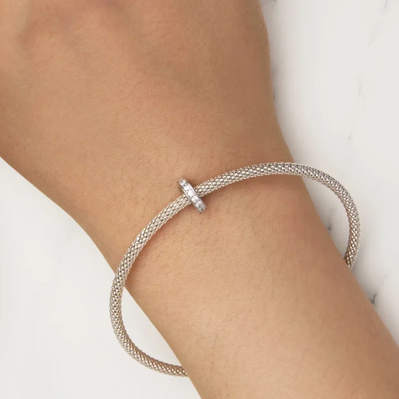 (image for) Pandora Style Clear Sparkle Spacer Charm - BSC886 - View 6