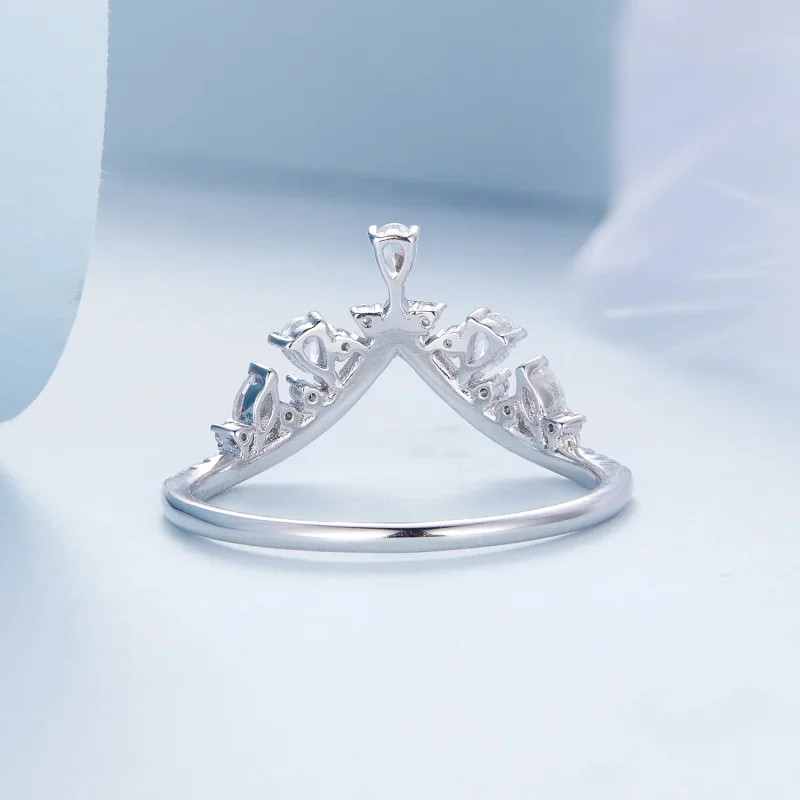 (image for) Pandora Style Crown Ring - BSR296 - View 5