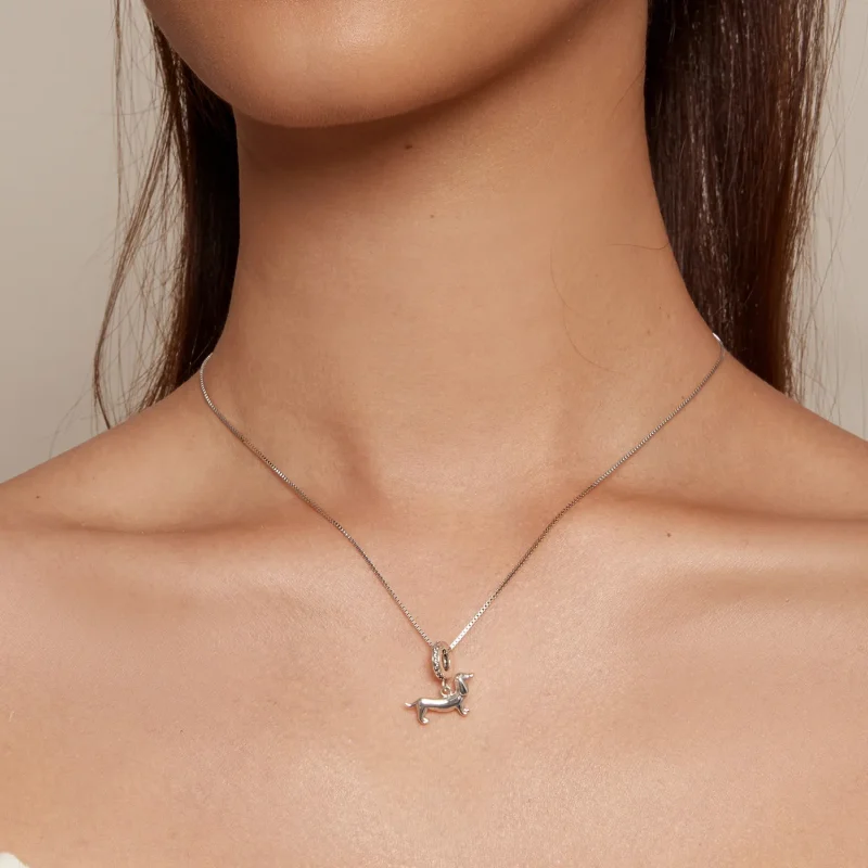 (image for) Pandora Style Dachshund Charm - SCC2561 - View 5