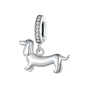 (image for) Pandora Style Dachshund Charm - SCC2561