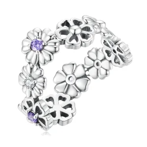 (image for) Pandora Style Daisy Chain Ring - SCR873